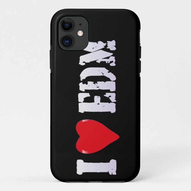 Musique - J'adore EDM - Coque iPhone (Dos)