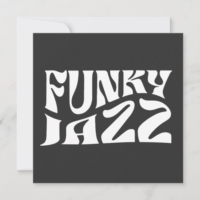 Musique Jazz Funky Typographie Gras (Devant)