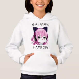 Musique, jeux et chats Kitty Anime Girl