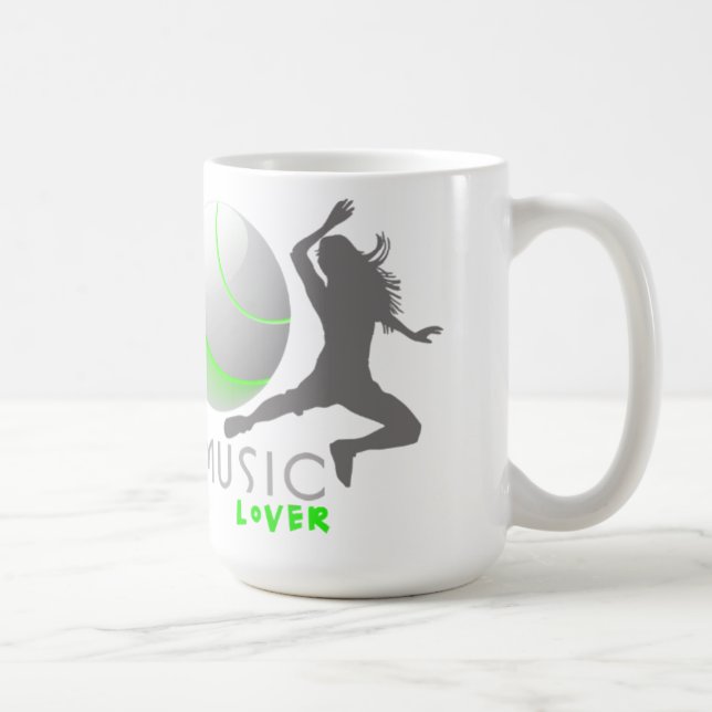 Musique Lover Ringer Mug (Droite)