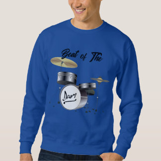 Musique Mashup Beat of the Drum blue sweatshirt