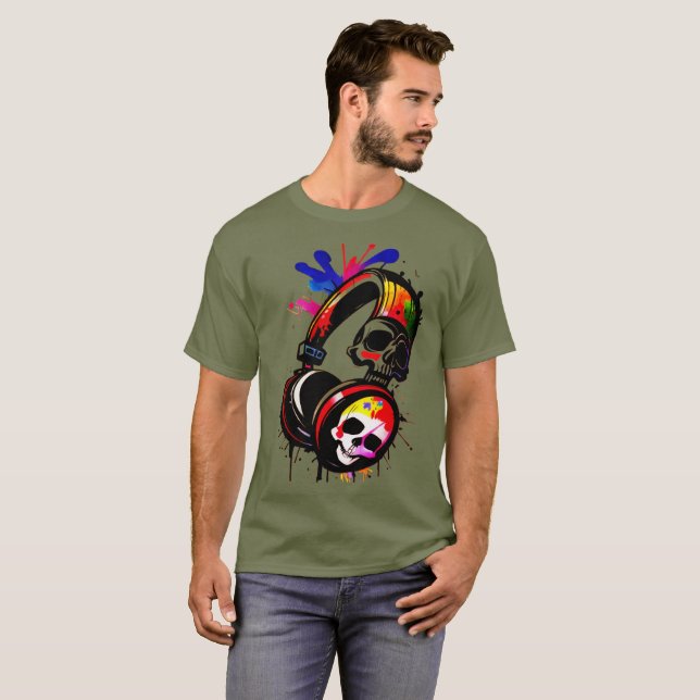 musique mens tshirts disney (Devant entier)