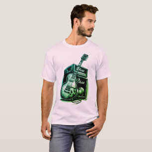 musique mens tshirts jazz player guitare en laiton