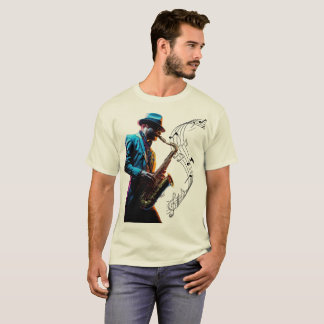 musique mens tshirts soul saxophone player