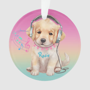 Musique mignonne Aimant Golden Retriever Personnal