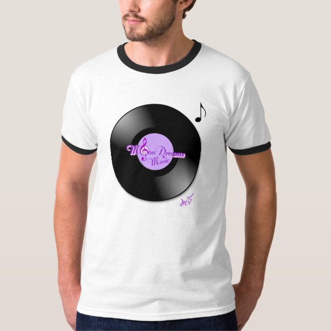 Musique MoonDreams Mens Ringer T-Shirt (Devant)