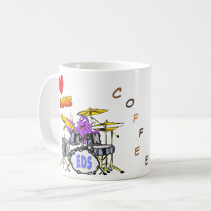 Musique Octopus Dessin Café Lover Café Mug