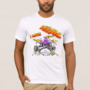 Musique Octopus T-shirt homme personnalisable