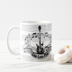 Musique Personnalisée Et Thème Guitare Café Mug