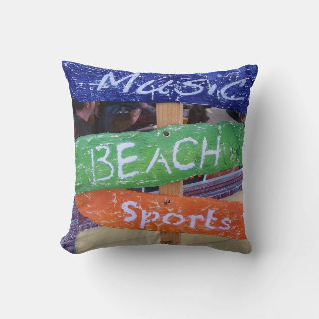 Musique, Plage, Coussin sportif ! (Recto)