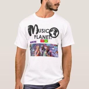 MUSIQUE PLANET DSHON T-shirt masculin de base