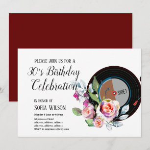 musique pour adultes, invitation à une fête d'anni