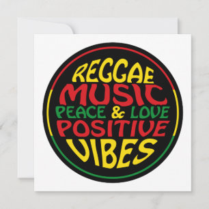 Musique reggae avec des paroles et des citations p