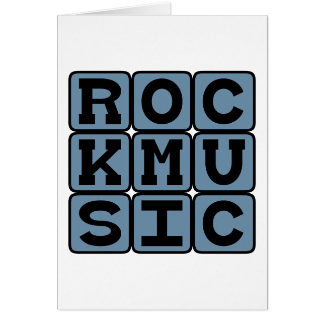 Musique rock, Genre musical (Devant)