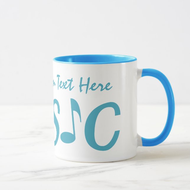 MUSIQUE tasses personnalisées (Droite)