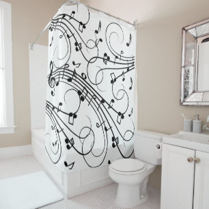 Musique tendance Design Douche rideau