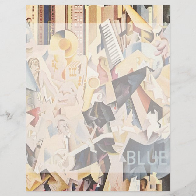 Musique vintage, Jazz Art Déco, Rhapsody en Bleu (Devant)