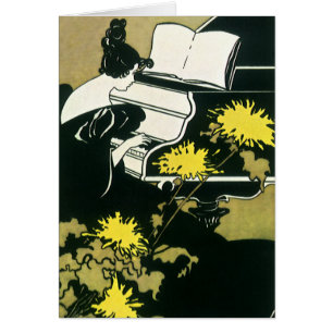 Musique vintage, Mlle Traumerei Jouer Piano, Reed