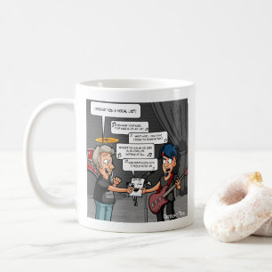 Musique vocaliste Humour Funny Pun café Mug
