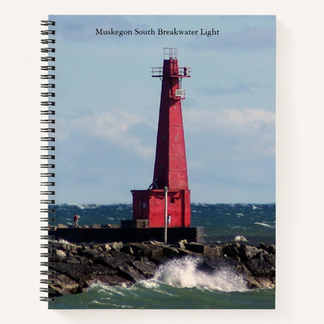 Muskegon South Bkw & Pierhead Lights cahier (Devant)