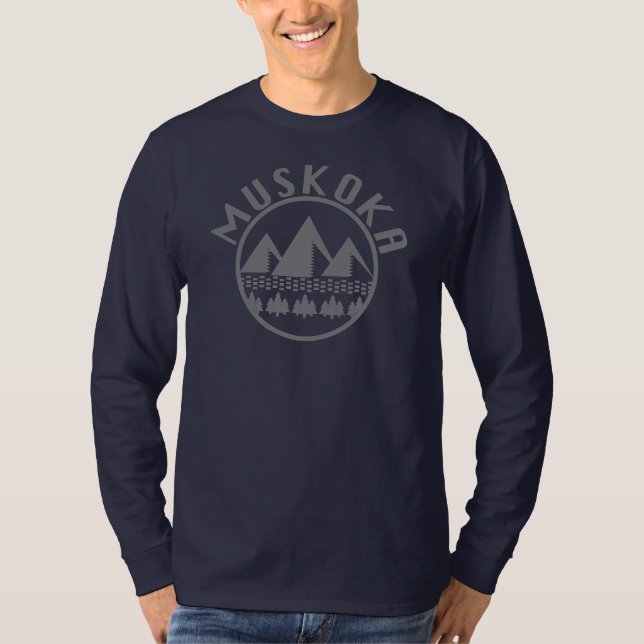 Muskoka Design - T-shirt à manches longues de base (Devant)