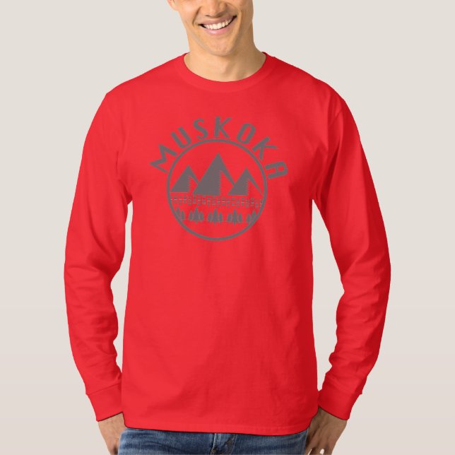 Muskoka Design - T-shirt à manches longues de base (Devant)
