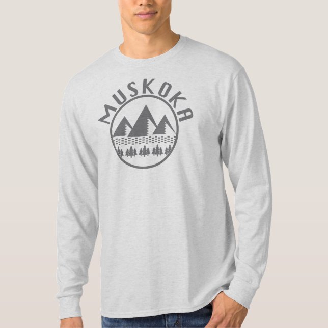 Muskoka Design - T-shirt à manches longues de base (Devant)