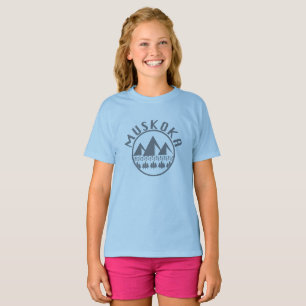 Muskoka Design - T-shirt de base pour filles