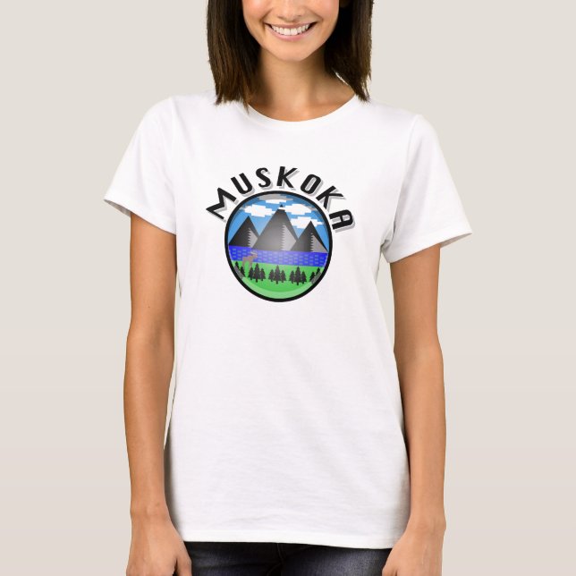 Muskoka Design (Version 2) - T-shirt de base pour  (Devant)