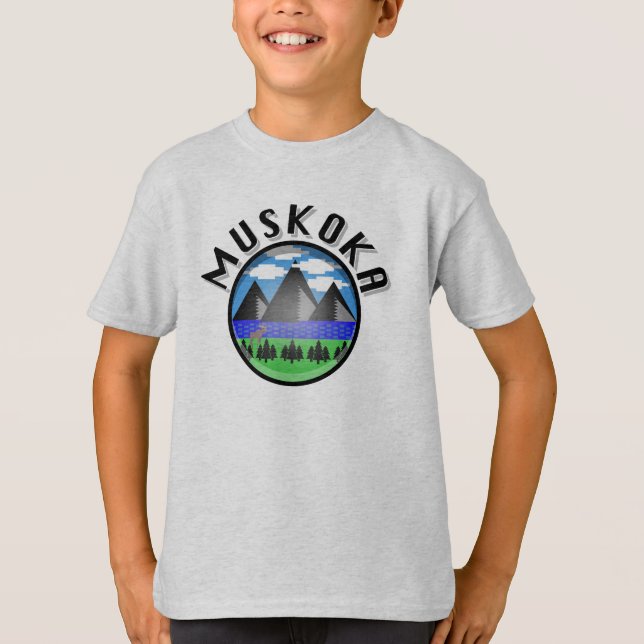 Muskoka Design (Version 2) - T-shirt de base pour  (Devant)