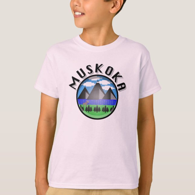 Muskoka Design (Version 2) - T-shirt de base pour  (Devant)