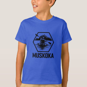 Muskoka Ontario Kayak - T-Shirt Enfant