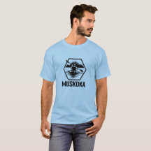 Muskoka Ontario Kayaker - T-shirt de base pour hom