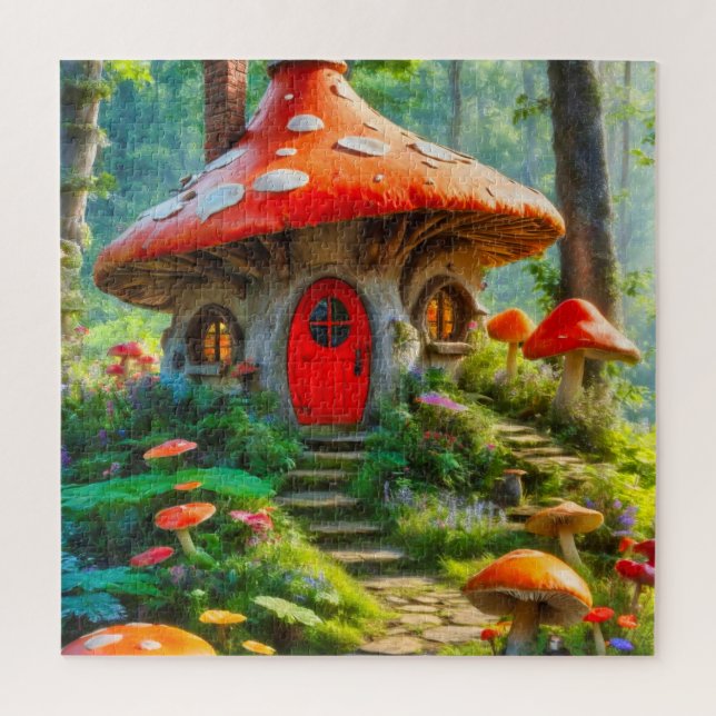 Musroom House Puzzle (Vertical)