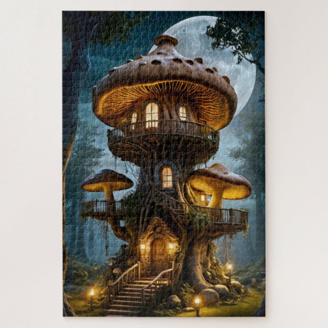 Musroom House Puzzle (Vertical)