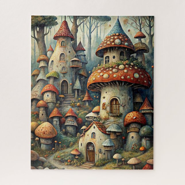 Musroom House Puzzle (Vertical)