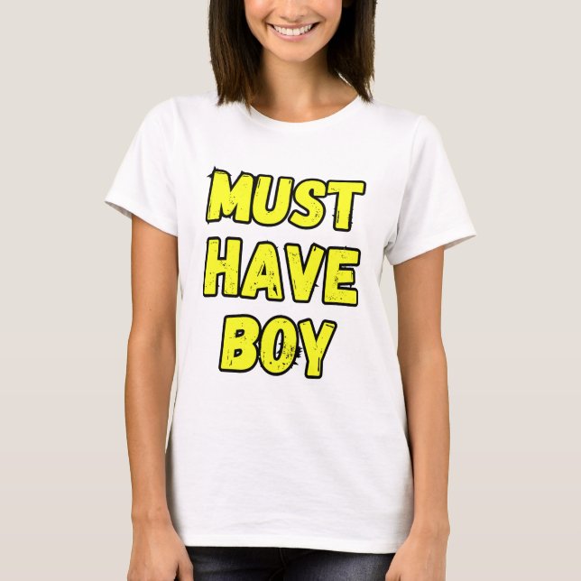 Must Have Boy T-Shirt – Fun & Bold Statement Tee (Devant)