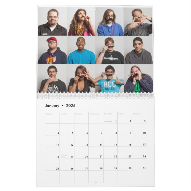 Mustach calendrier en mars 2010 (Jan 2026)