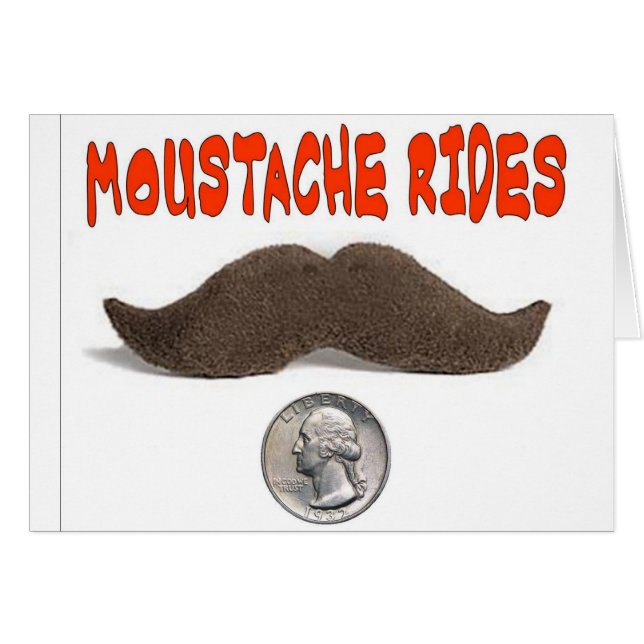 MUSTACHE 25 CENTS (Devant horizontal)