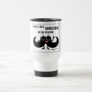 Mustache 'A UN HANDLEBAR SUR LA SITUATION' Mug