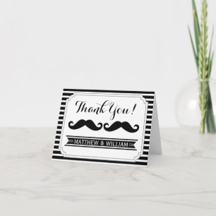 Mustache Merci Cartes