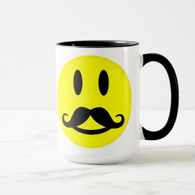 Mustache mug - choisir style, personnaliser (Droite)