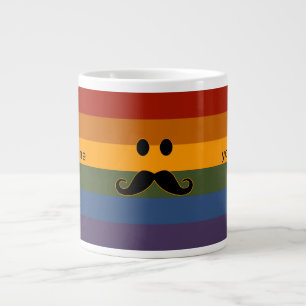 Mustache Pride tasses personnalisées