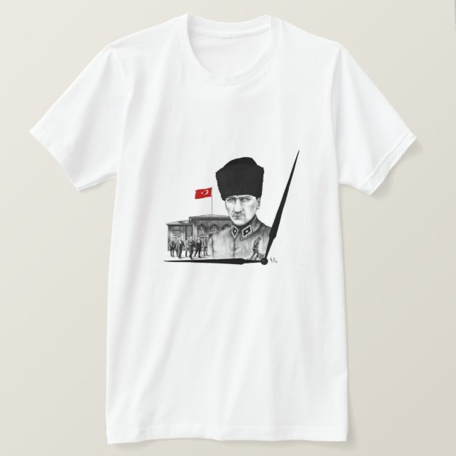 Mustafa Kemal Atatürk T-Shirt (Design devant)