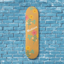 Planche Skateboard Personnalisable 78,5x20 cm 8 Pouces - Cadeau Skateboard  Adulte ou Enfant - Skate Board Deco pour Mur - Planche de Skate Customiser  - Cadeau Original : : Sports et Loisirs