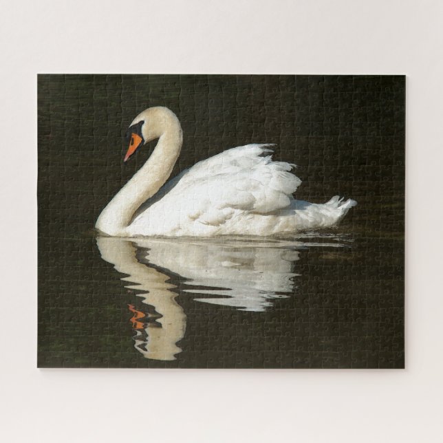 Mute Swan Bird Pond Animaux sauvages Jigsaw Puzzle (Horizontal)