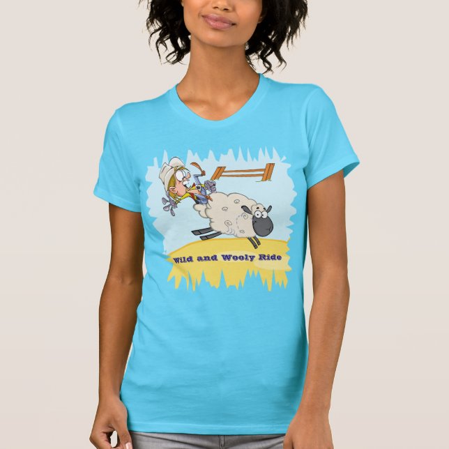 Mutton Bustin Rodeo T-shirt taille adulte (Devant)