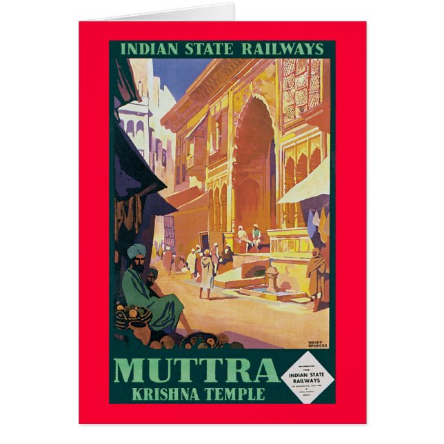 Muttra ~ Temple de Krishna (Devant)