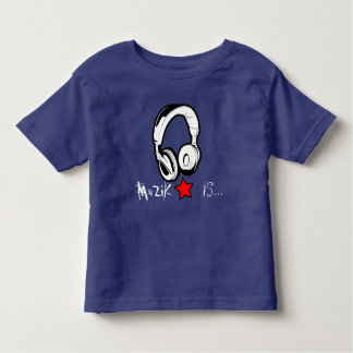 MuZiK est… T-shirt d'enfant en bas âge avec