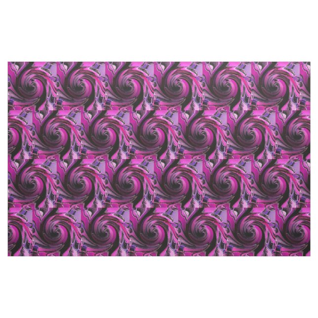 MVB Design de tissu à spirale rose chaud 1 (Yard)